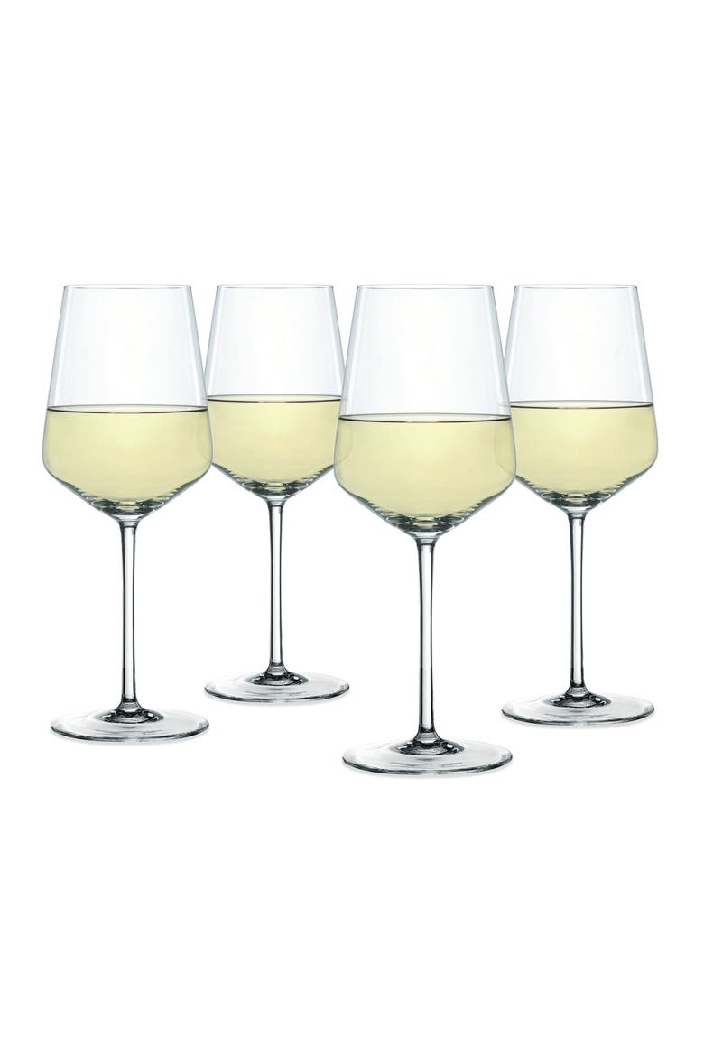 Style White Wine Glass Set of 4, Main, color, Clear