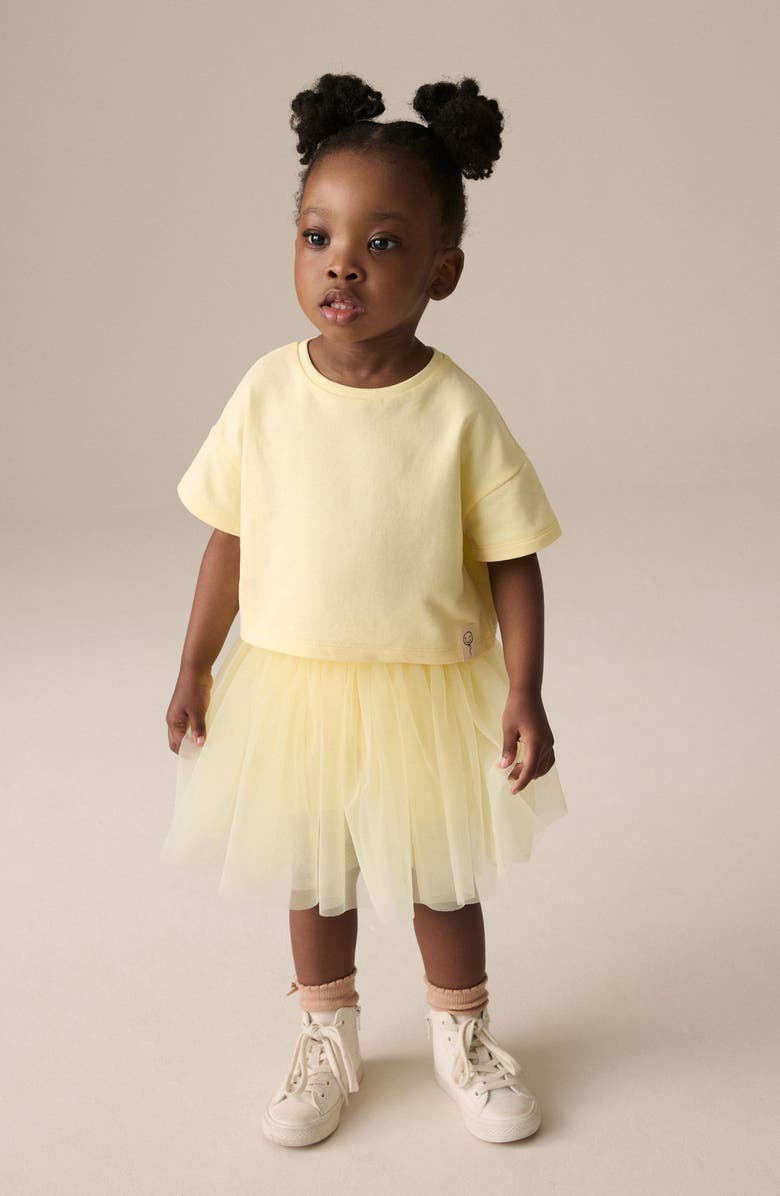 NEXT Kids' T-Shirt & Tutu Skirt Set, Alternate, color, Yellow