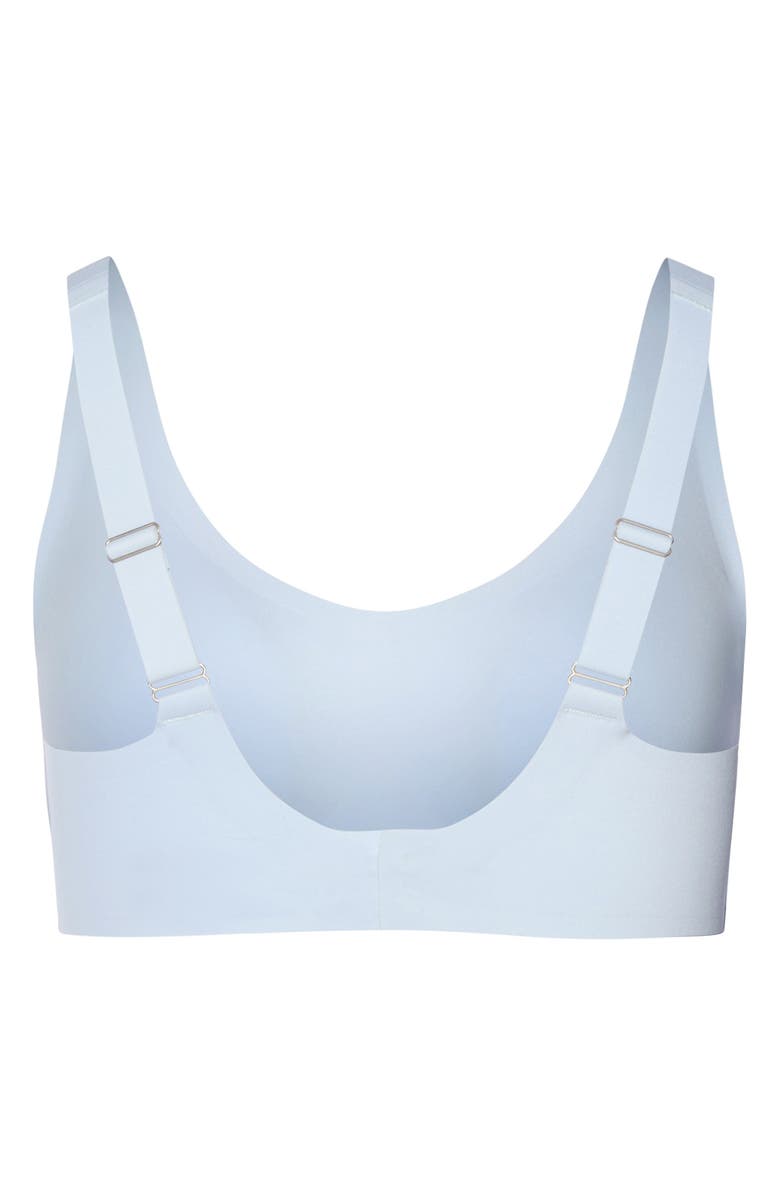 Hanro Invisible Touch Wireless Soft Cup Bra, Alternate, color, Blue Dove