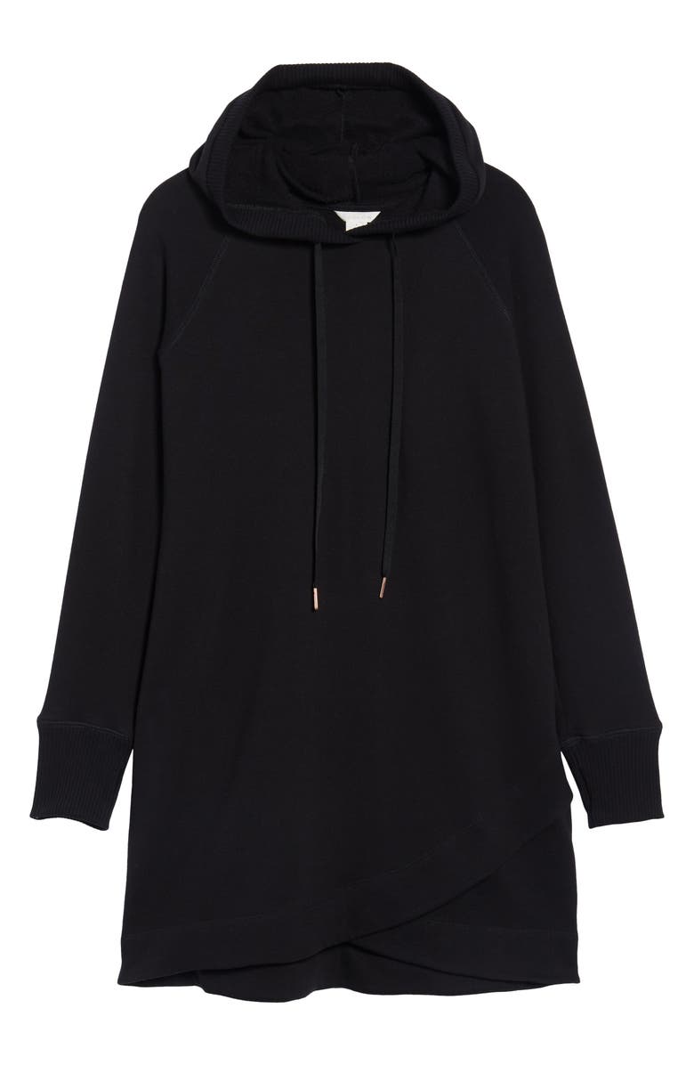 Caslon<sup>®</sup> Off-Duty Hooded Sweatshirt Dress, Alternate, color, 