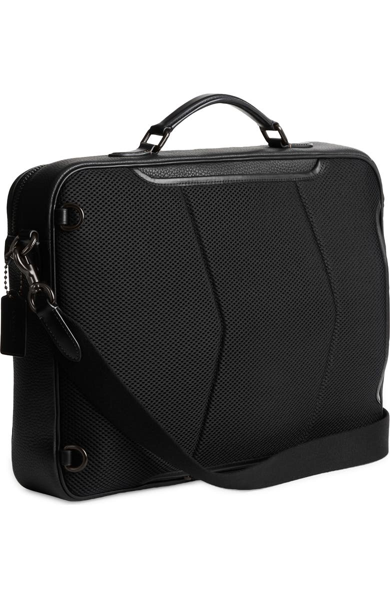 COACH Gotham Leather Convertible Briefcase, Alternate, color,