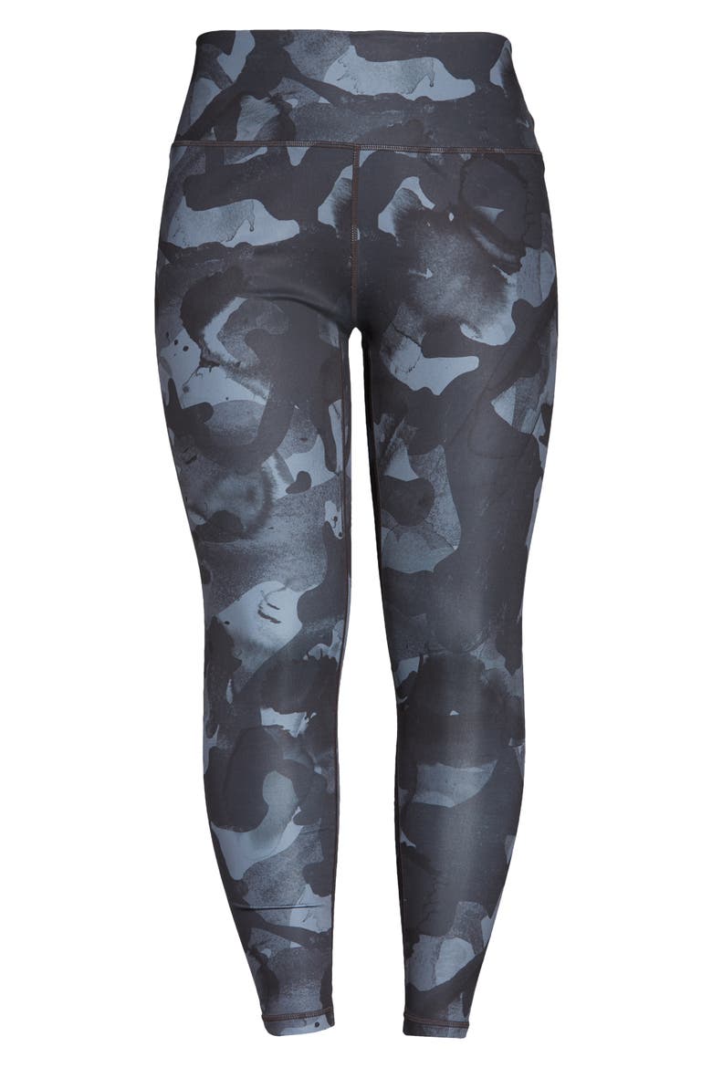 High Waist Studio Lite Ankle Leggings, Alternate, color, BLACK- GREY SHANNO PRINT