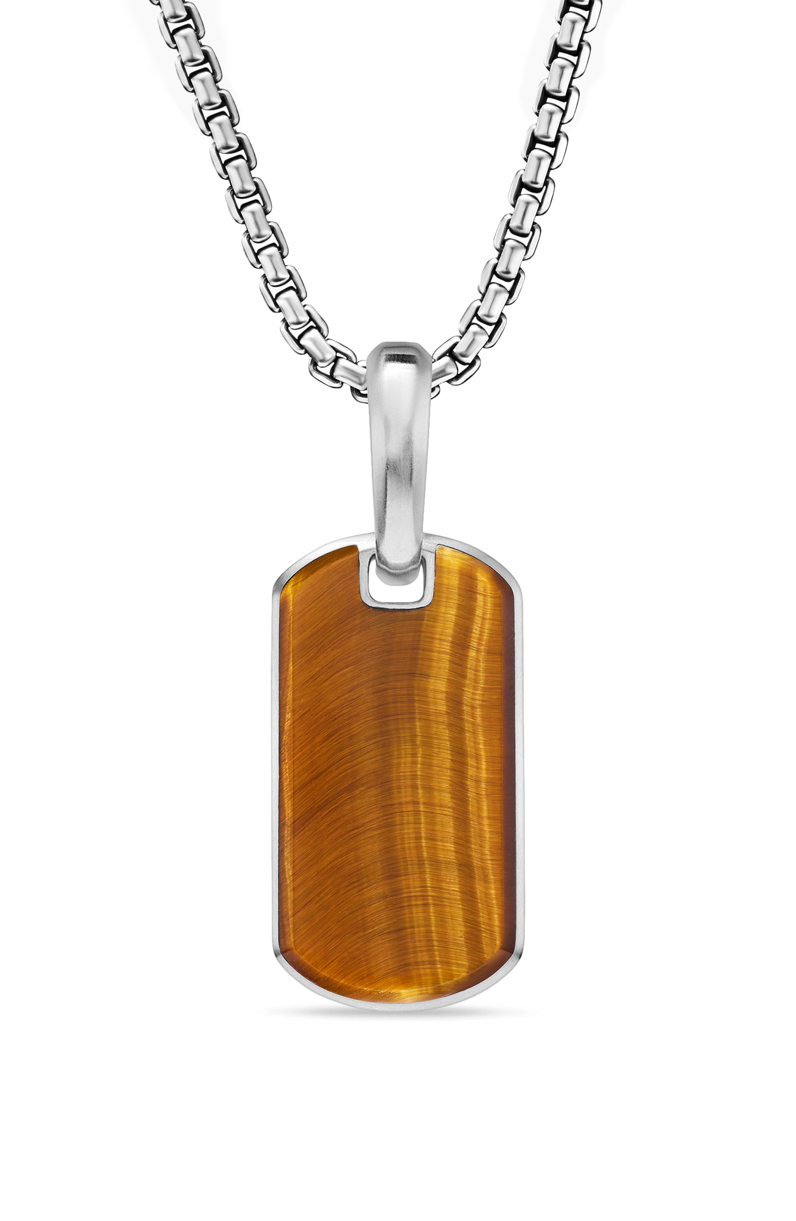 STERLING SILVER/ TIGERS EYE