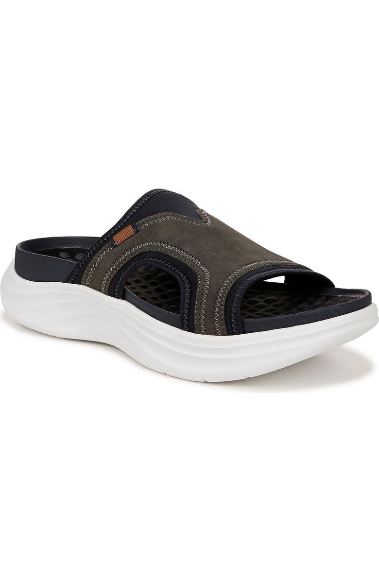 Dr. Scholl's Feel Energy Recovery Slide Sandal, Main, color, Dark Navy