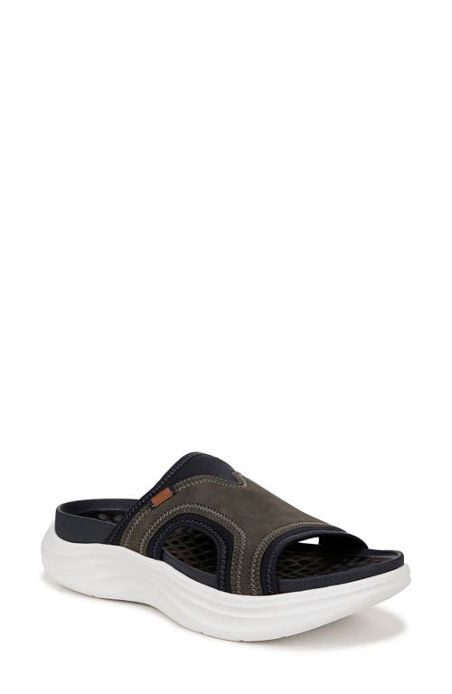 Dr. Scholl's Feel Energy Recovery Slide Sandal In Dark Navy