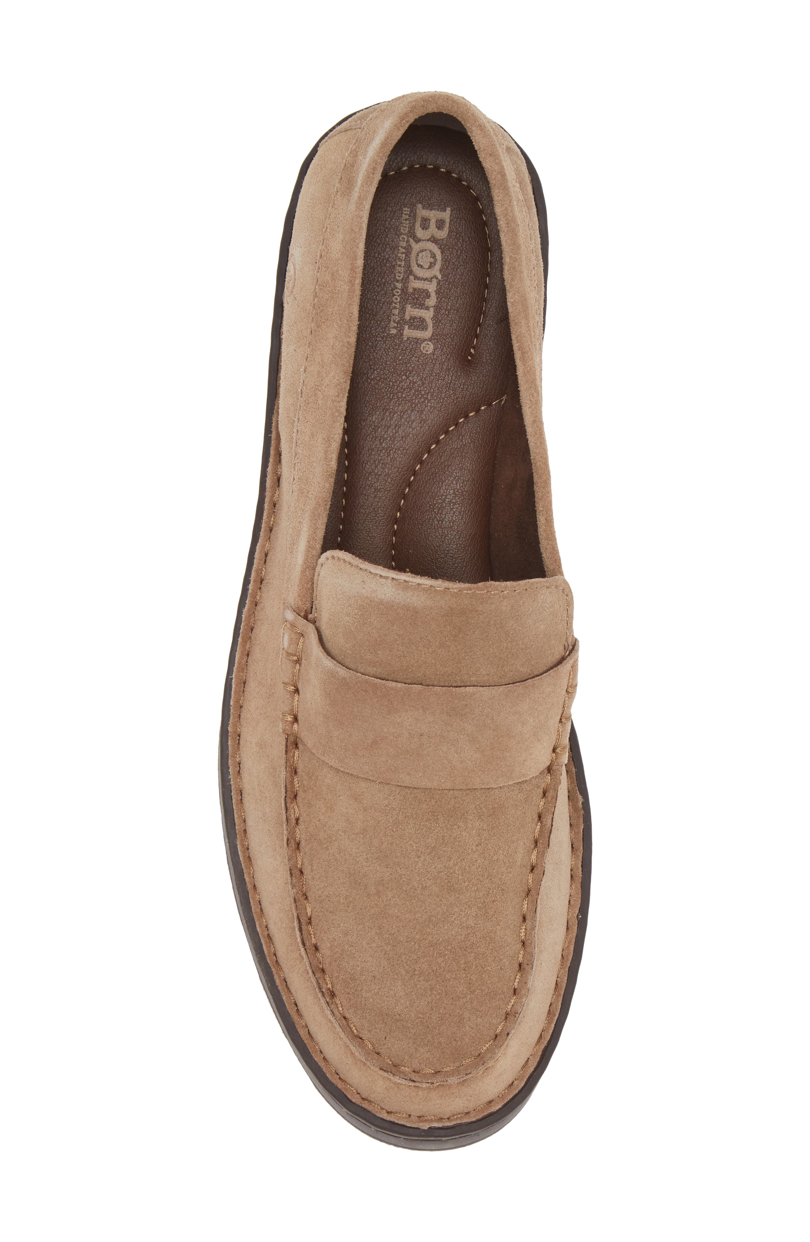 Børn Celeste Lug Loafer, Alternate, color, Taupe Suede