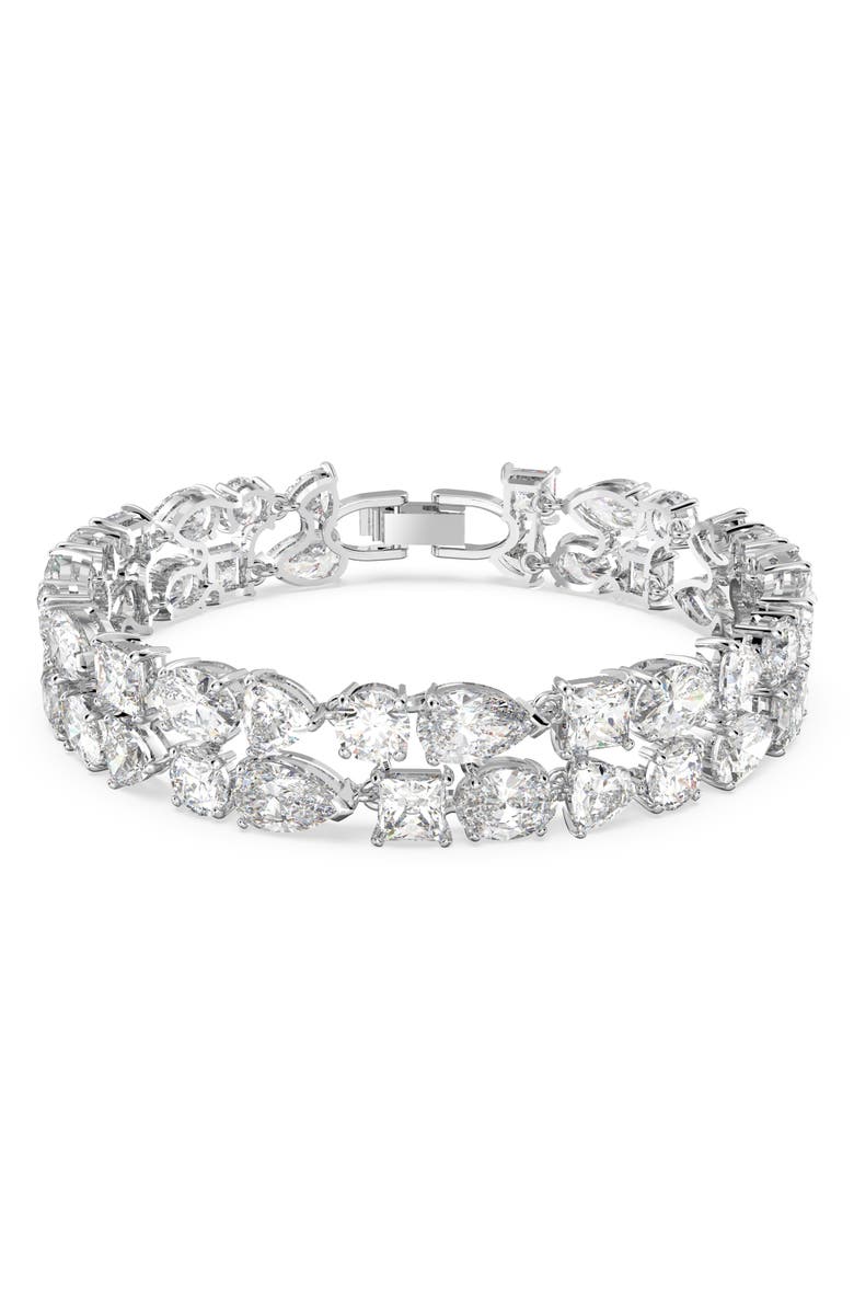 Swarovski Deluxe Mixed Tennis Bracelet, Main, color,