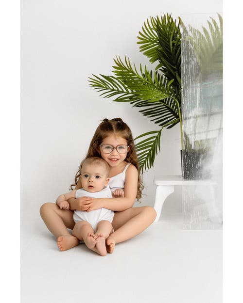 Minimoi 3 Pair Floral Embroidered Bodysuits In Multi