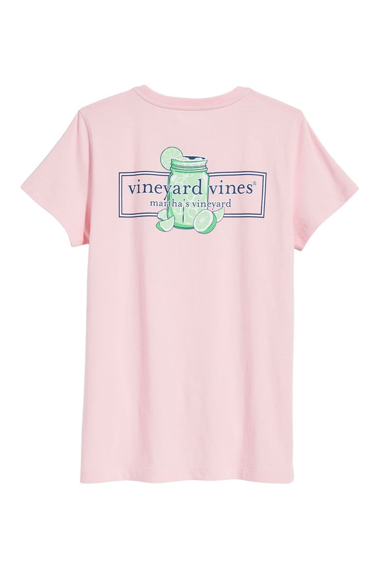 Margarita Cotton Graphic T-Shirt, Alternate, color, FLAMINGO