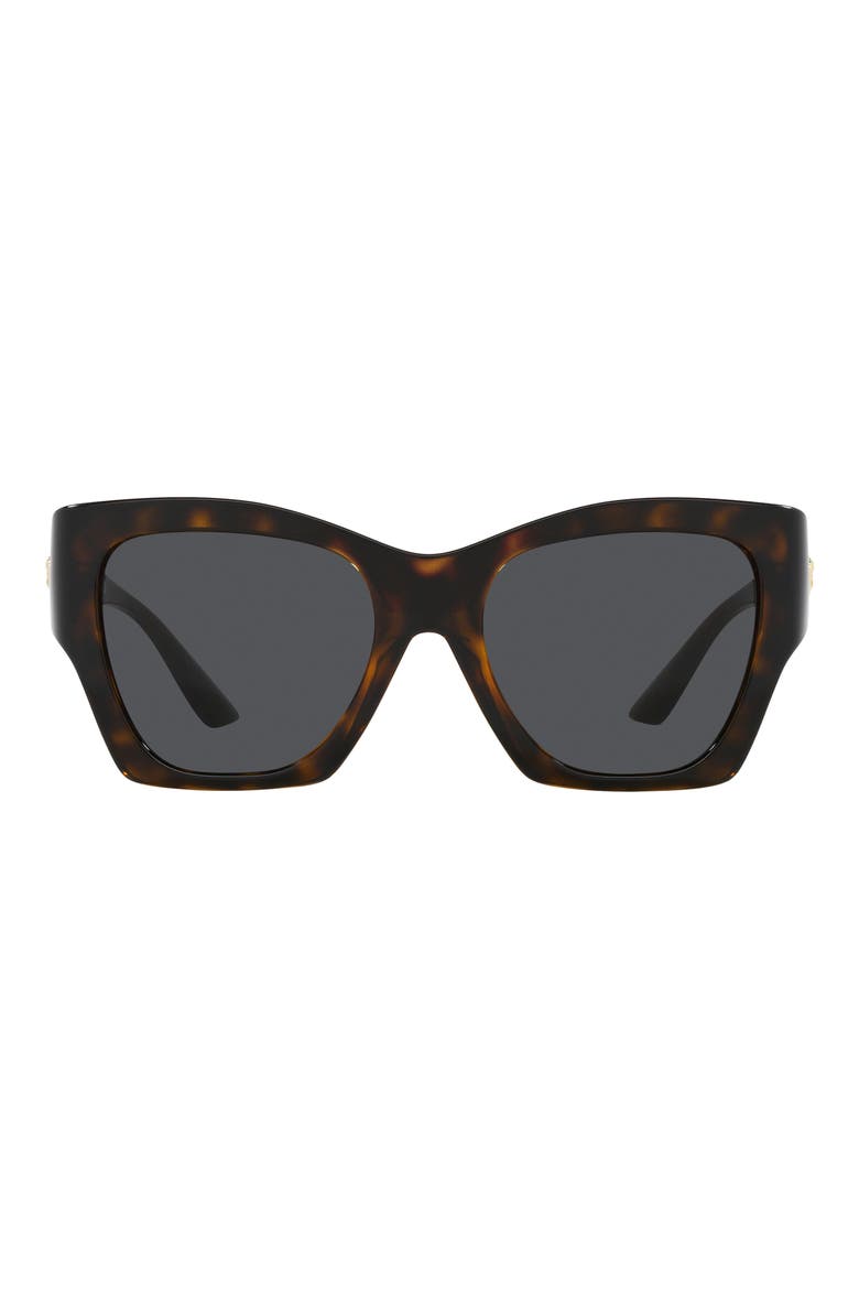 55mm Square Sunglasses, Main, color, HAVANA