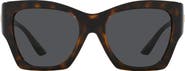 Versace 55mm Square Sunglasses