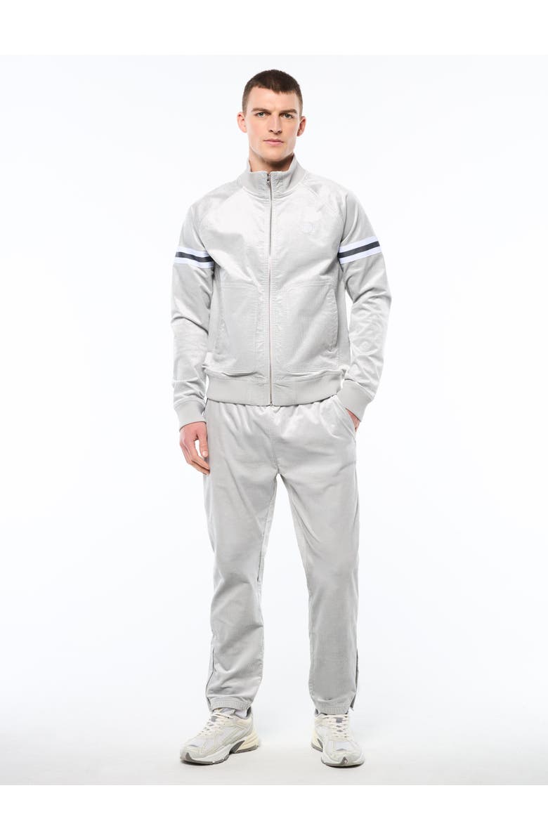 Sergio Tacchini Cordurato Track Jacket, Alternate, color, Quiet Grey