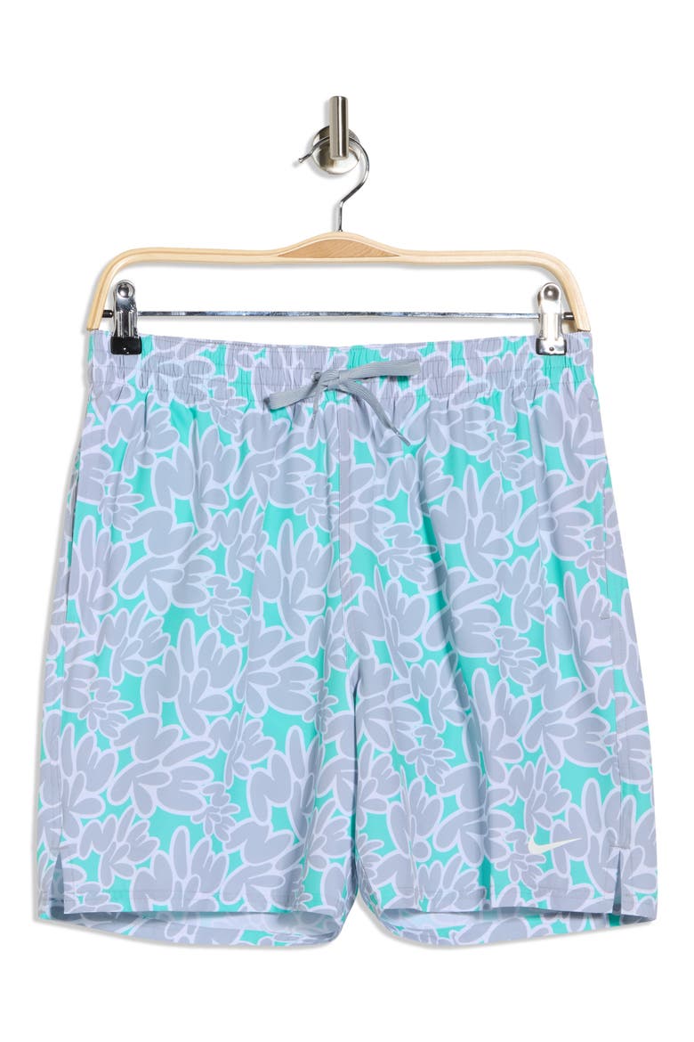 7-Inch Swim Trunks, Alternate, color, BLEACHED TURQUOISE