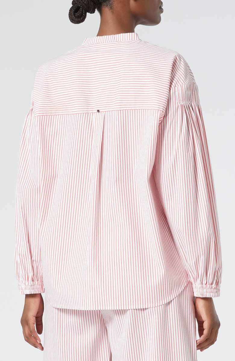 Marina Rinaldi Bacco Long Sleeve Woven Shirt, Alternate, color, Red