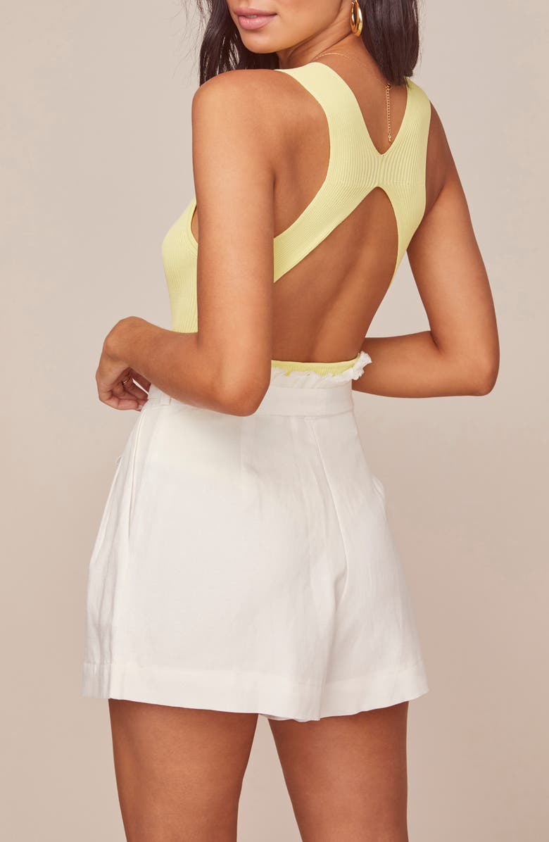 ASTR the Label Pacific Paperbag Waist Shorts, Alternate, color,
