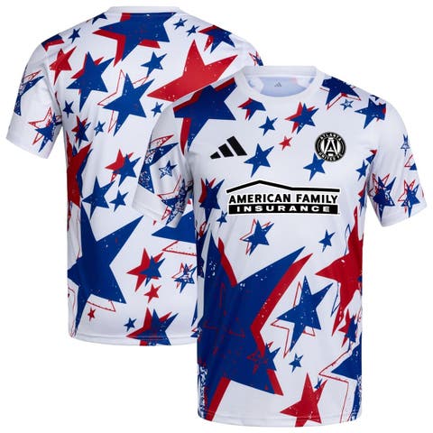 Men's adidas  White Atlanta United FC 2026 Americana Pre-Match Jersey