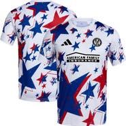 adidas Men's adidas  White Atlanta United FC 2026 Americana Pre-Match Jersey