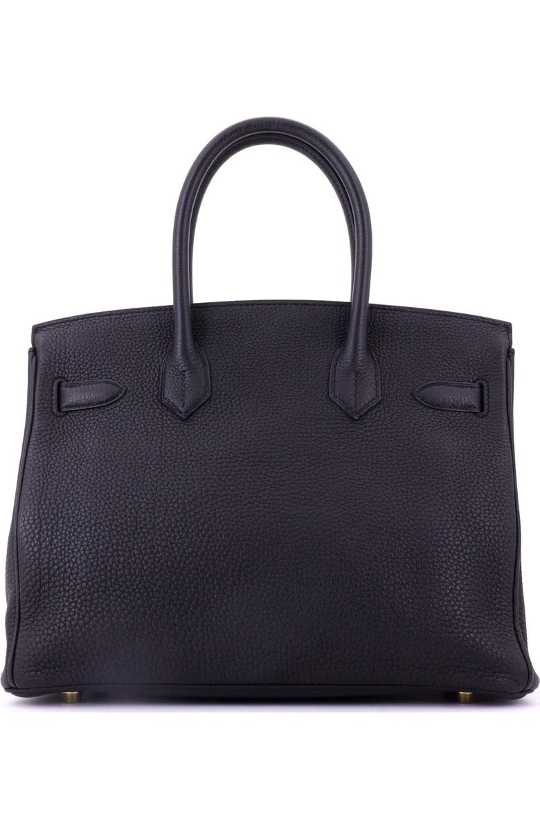 Pre-Owned Hermes Birkin Handbag Black Togo with Gold Hardware 30, Alternate, color, Noir