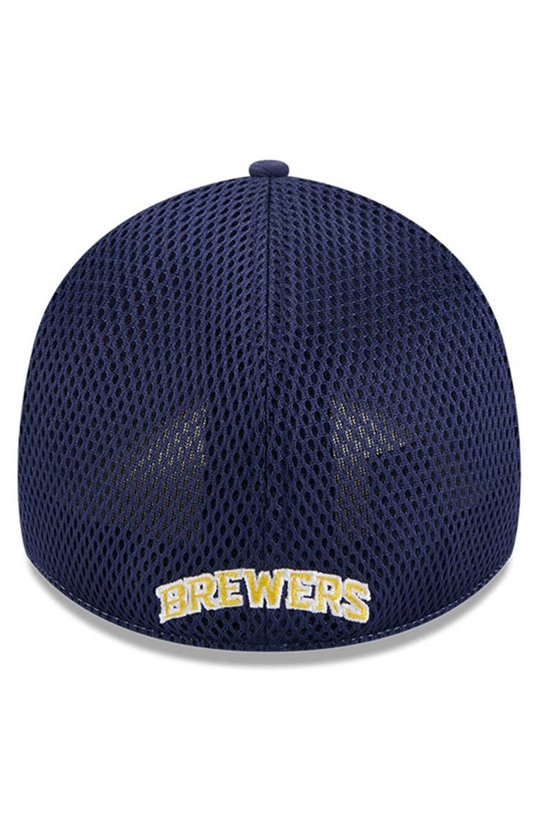 New Era Men's New Era  Yellow/Navy Milwaukee Brewers 2025 Spring Training 39THIRTY Flex Hat, Alternate, color, 