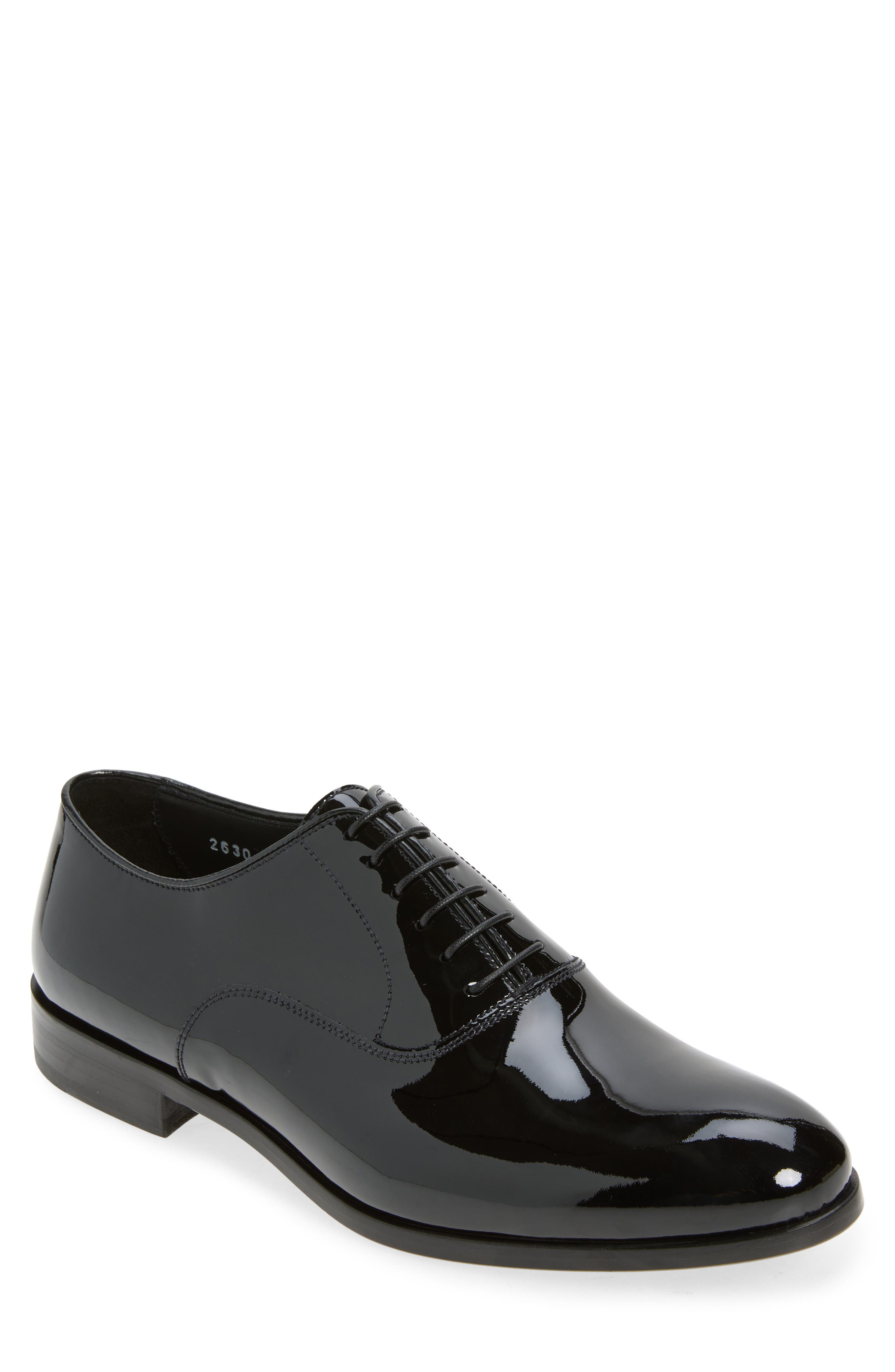 Doucal's Rennes Oxford, Main, color, Skin Nero