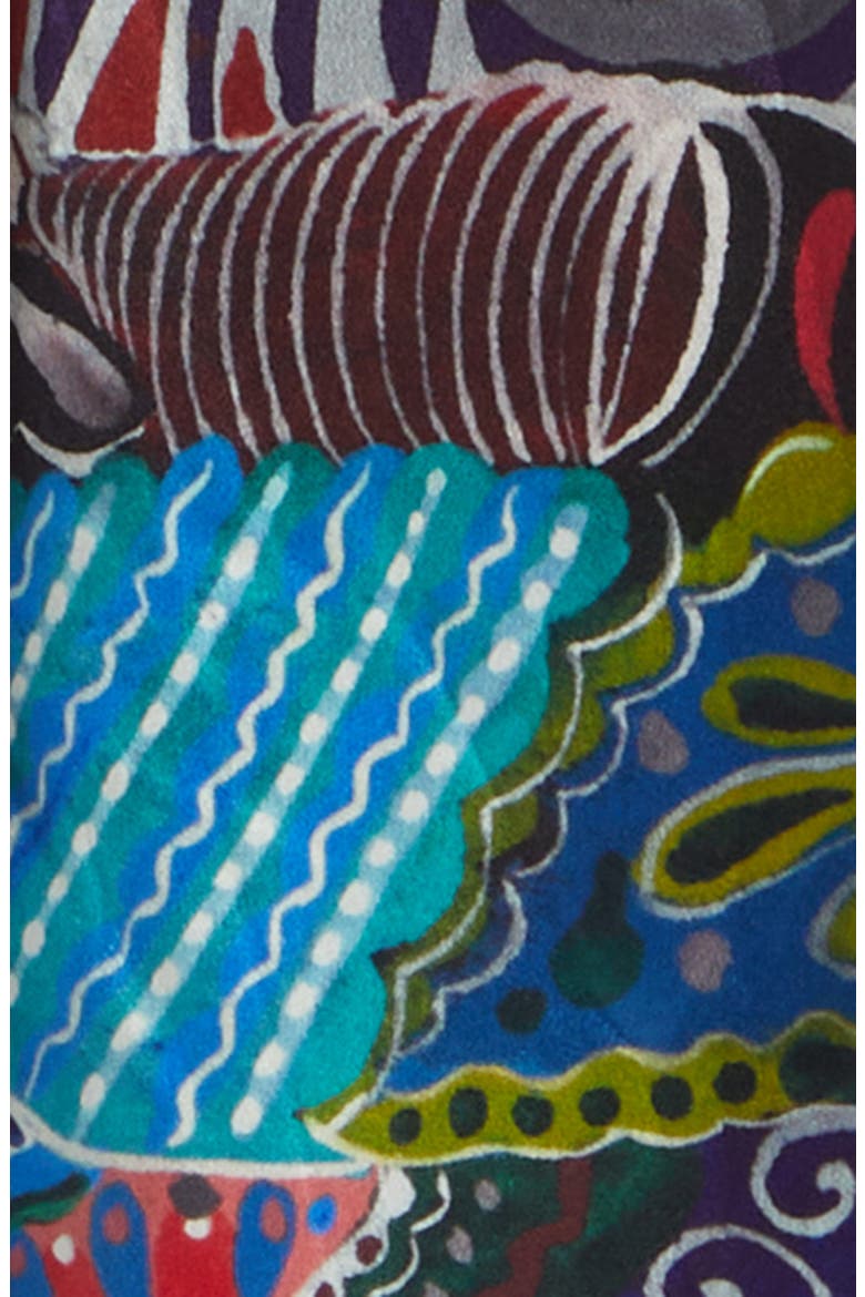 Florence Print Silk Shantung Maxi Skirt, Alternate, color, MULTICOLOR