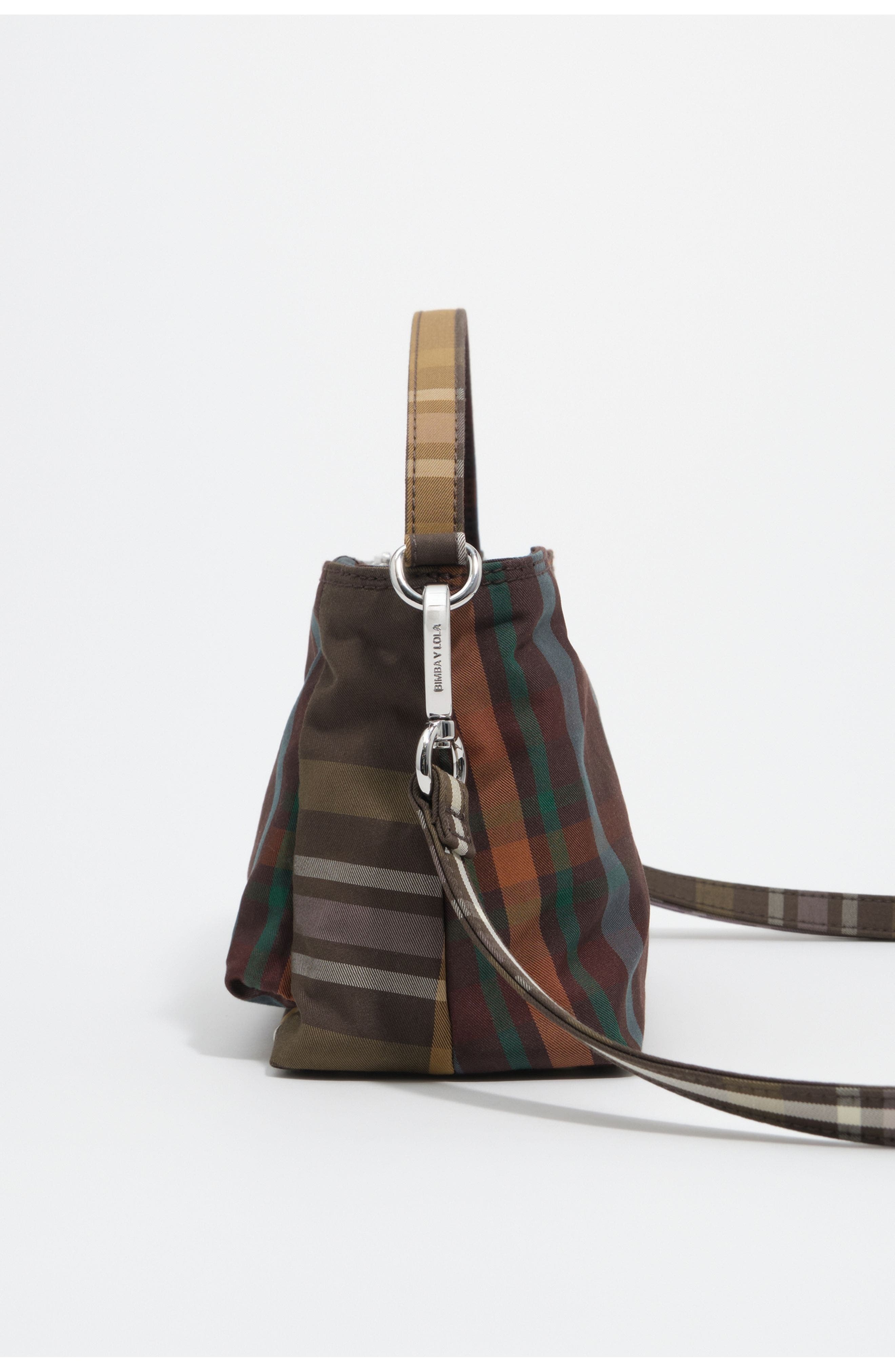 Tartan Mini Chihuahua Bag, Alternate, color, TARTAN CHOCOLATE GREEN