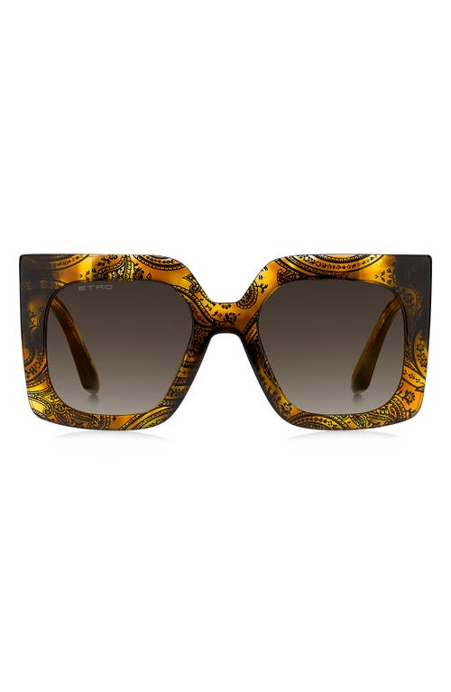 Etro 0075s Square Acetate Sunglasses