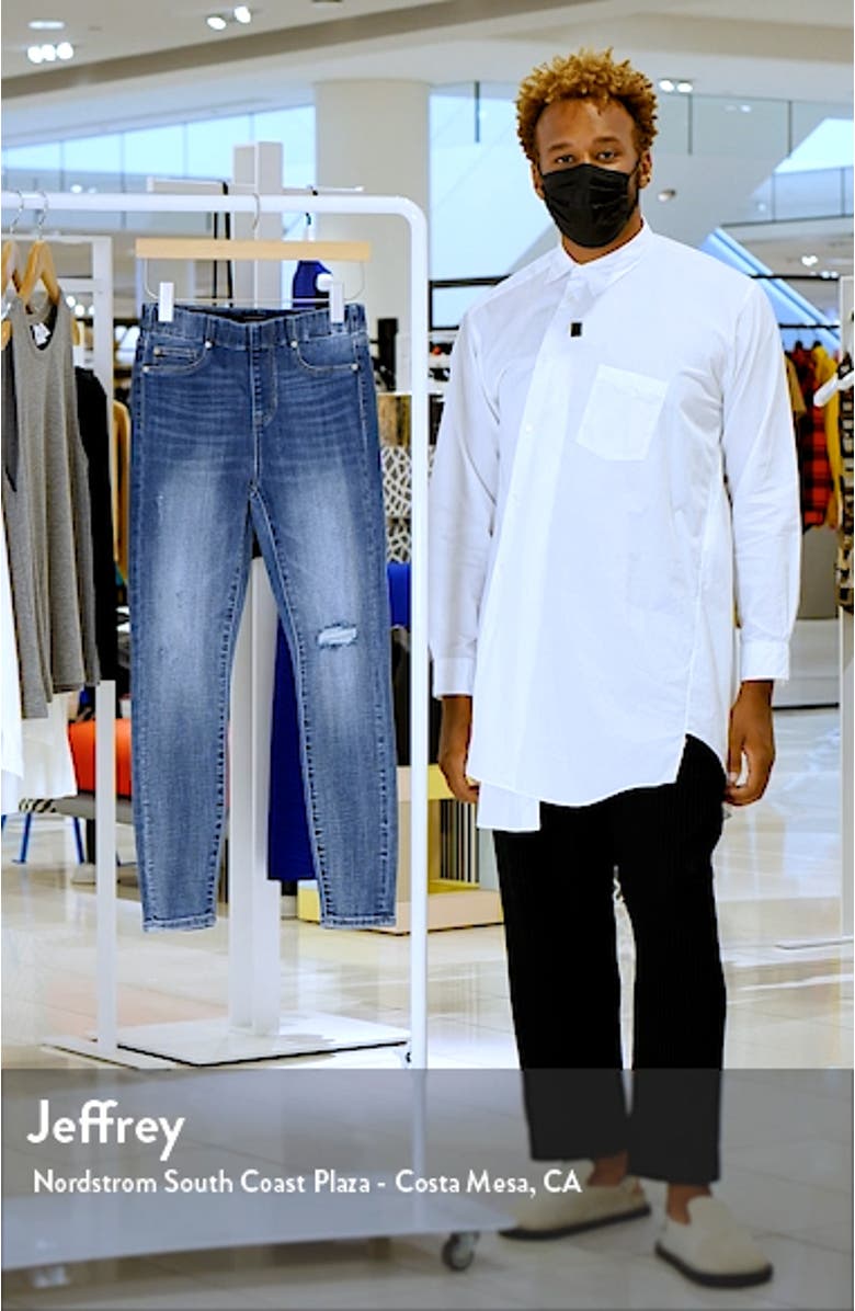 Chloe Ripped Pull-On High Waist Ankle Skinny Jeans, sales video thumbnail