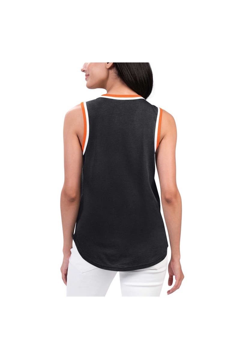 G-III 4HER BY CARL BANKS Women's G-III 4Her by Carl Banks Black Philadelphia Flyers Strategy Tank Top, Alternate, color, Black