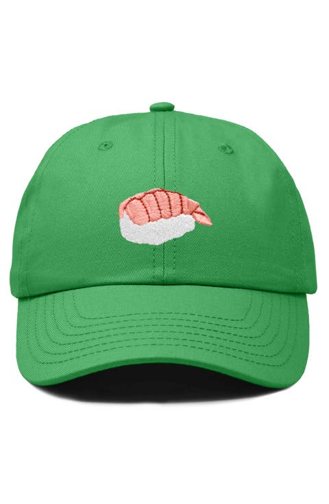 Shrimp Sushi Embroidered Dad Cap