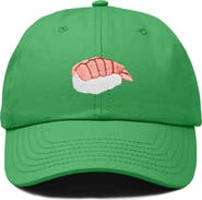 Dalix Shrimp Sushi Embroidered Dad Cap