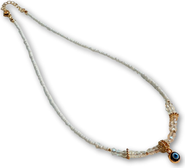 Humanist Beauty Evil Eye Charm Necklace