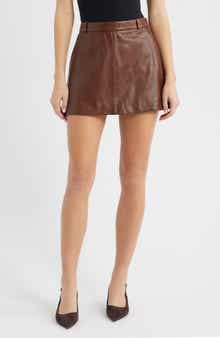 The Leather Miniskirt