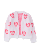 RuffleButts Cozy Sweater Knit Open Cardigan (toddler, Little Kid, Big Kid)