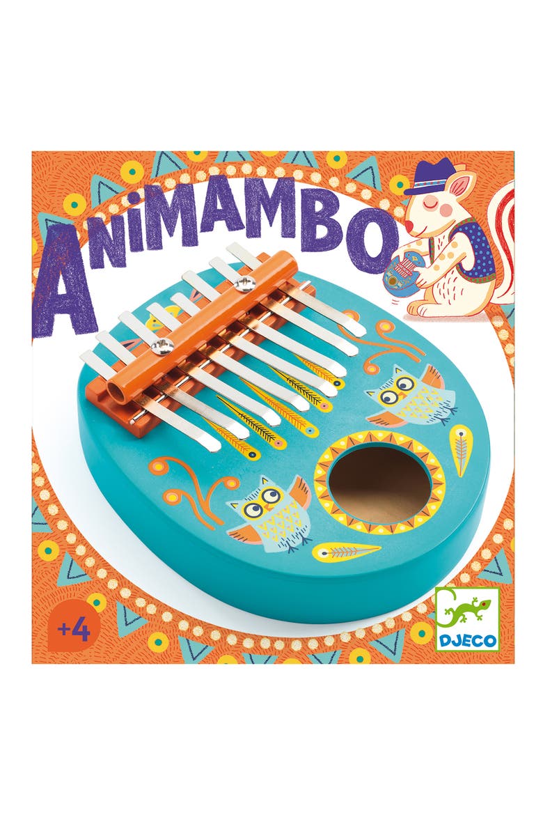 Animambo Kalimba Musical Instrument, Main, color, MULTI