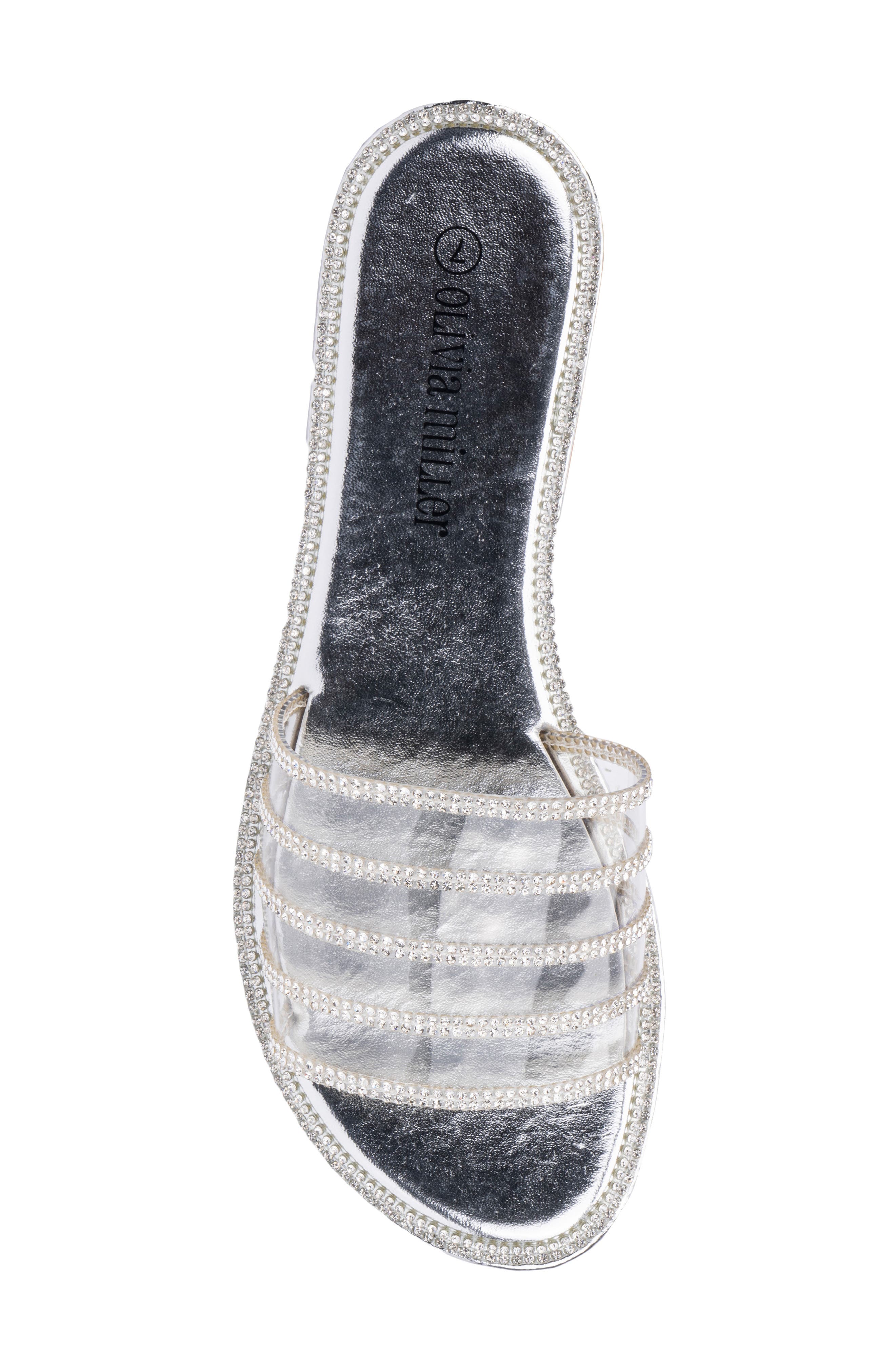 OLIVIA MILLER Nadia Slide Sandal, Alternate, color, 