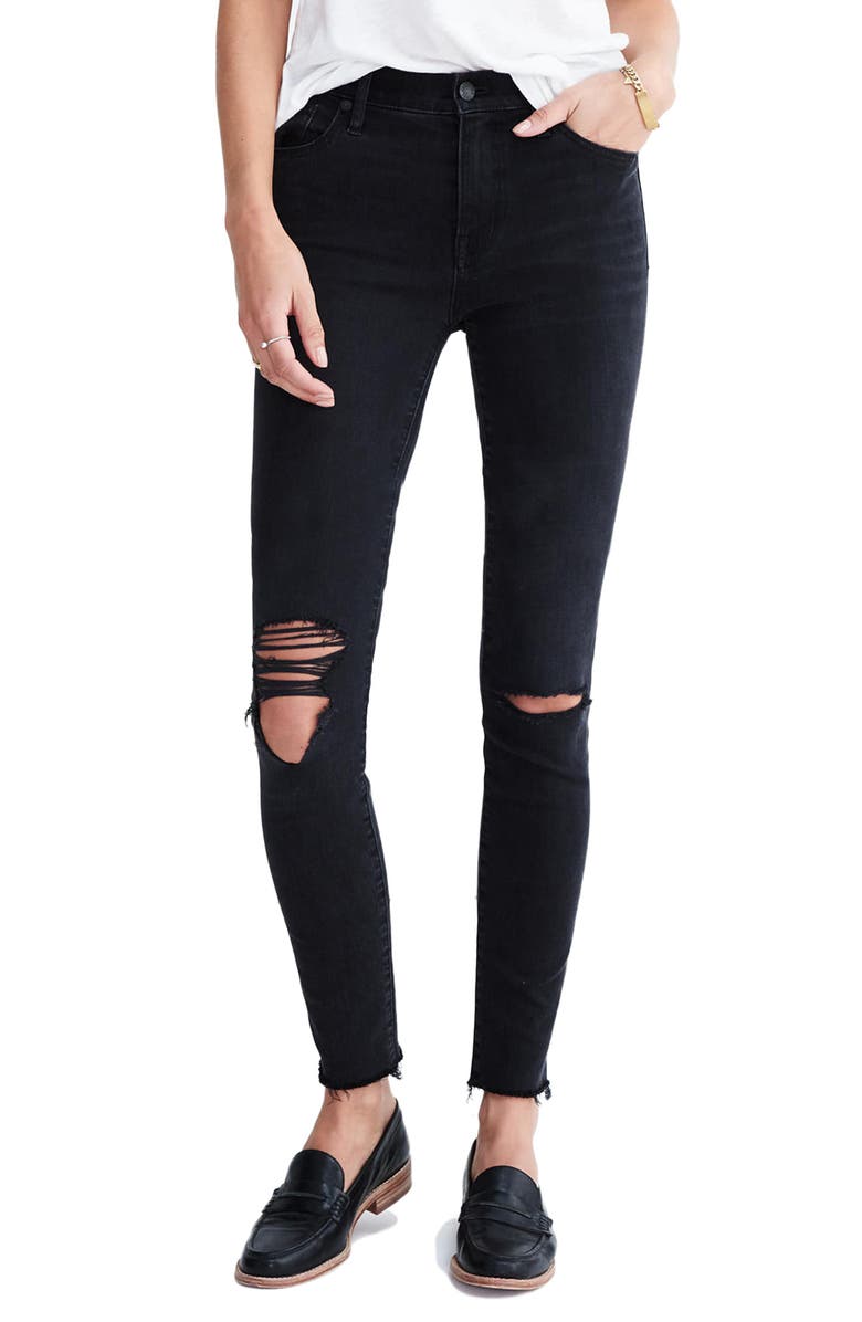 Madewell 9-Inch High-Rise Skinny Jeans, Main, color, 