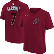 Nike Youth Nike Corbin Carroll Red Arizona Diamondbacks Name & Number T-Shirt