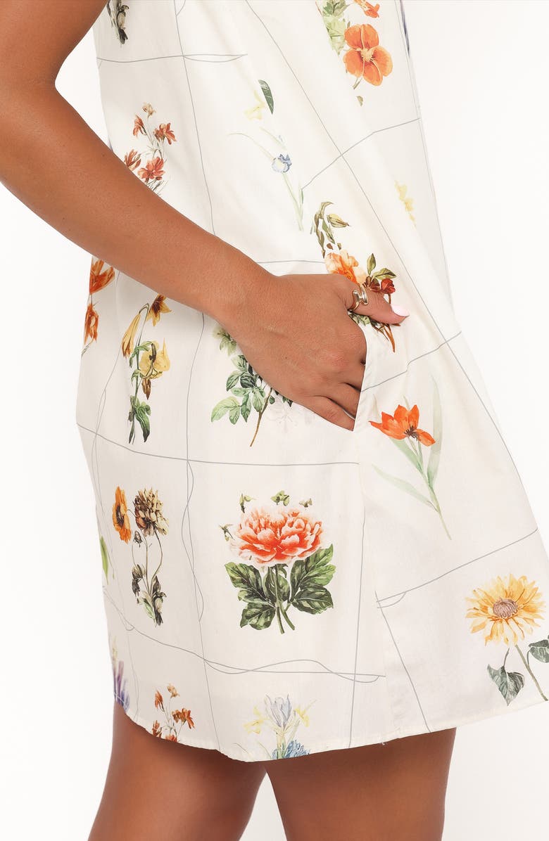 Petal & Pup Elordi Floral Shift Minidress, Alternate, color, Multi Flowers