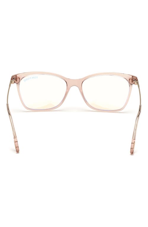 Tom Ford 50mm Square Optical Glasses In Multi