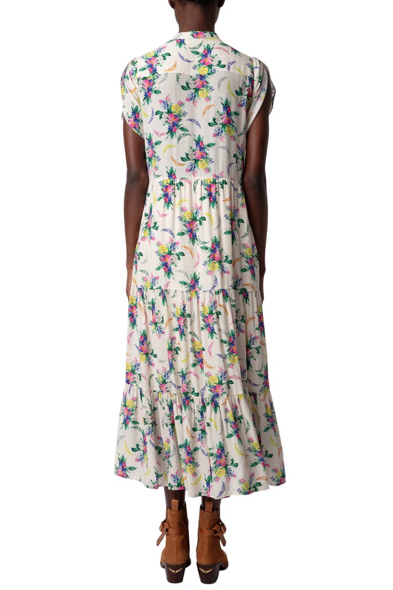 Razy Soft Bouquet Tulip Sleeve Dress, Alternate, color, MASTIC