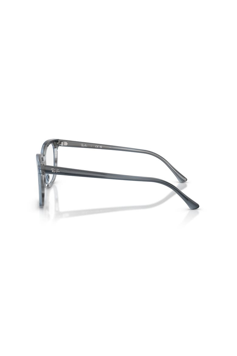 53mm Square optical glasses, Alternate, color, Blue