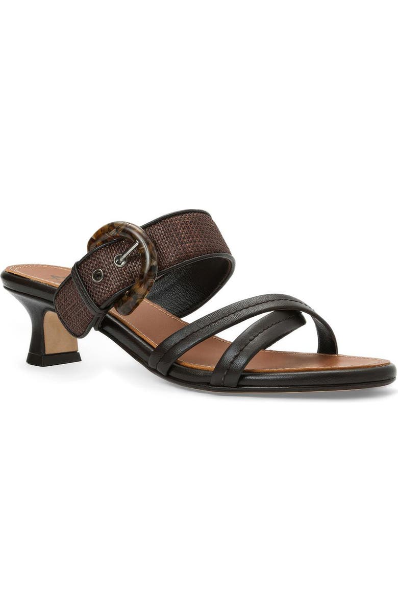 Aquatalia Bambi Weatherproof Kitten Heel Slide Sandal, Main, color, Espresso Multi