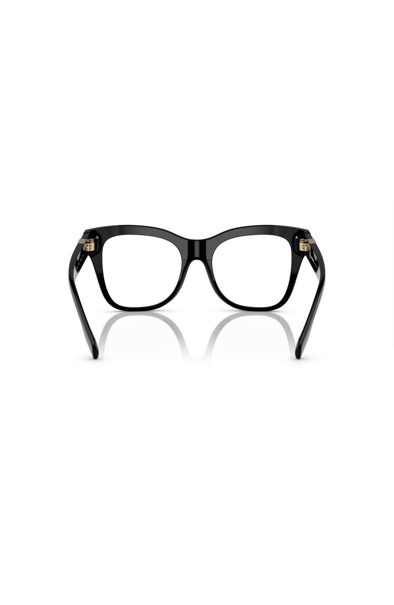 Burberry 52mm Square optical glasses, Alternate, color, Black