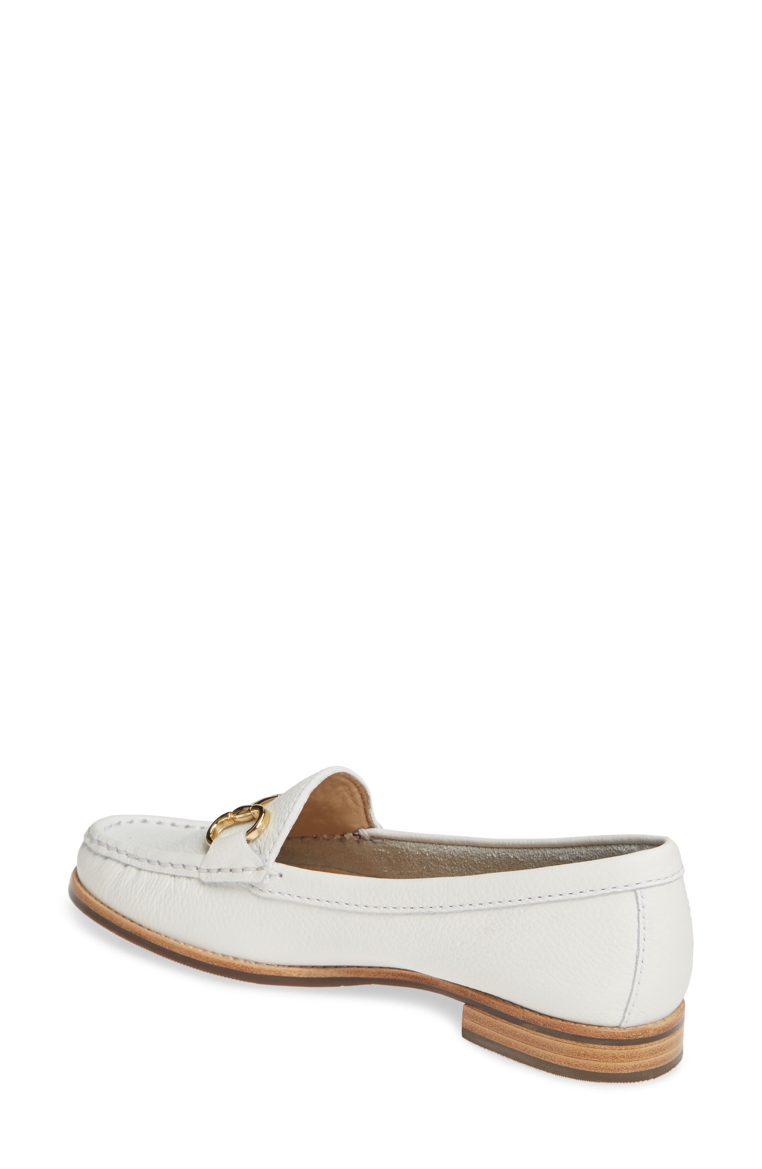 Click Loafer, Alternate, color, WHITE LEATHER