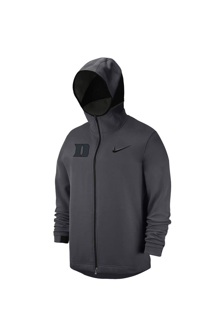 Men's Nike Anthracite Duke Blue Devils Tonal Showtime Full-Zip Hoodie, Alternate, color, Anthracite