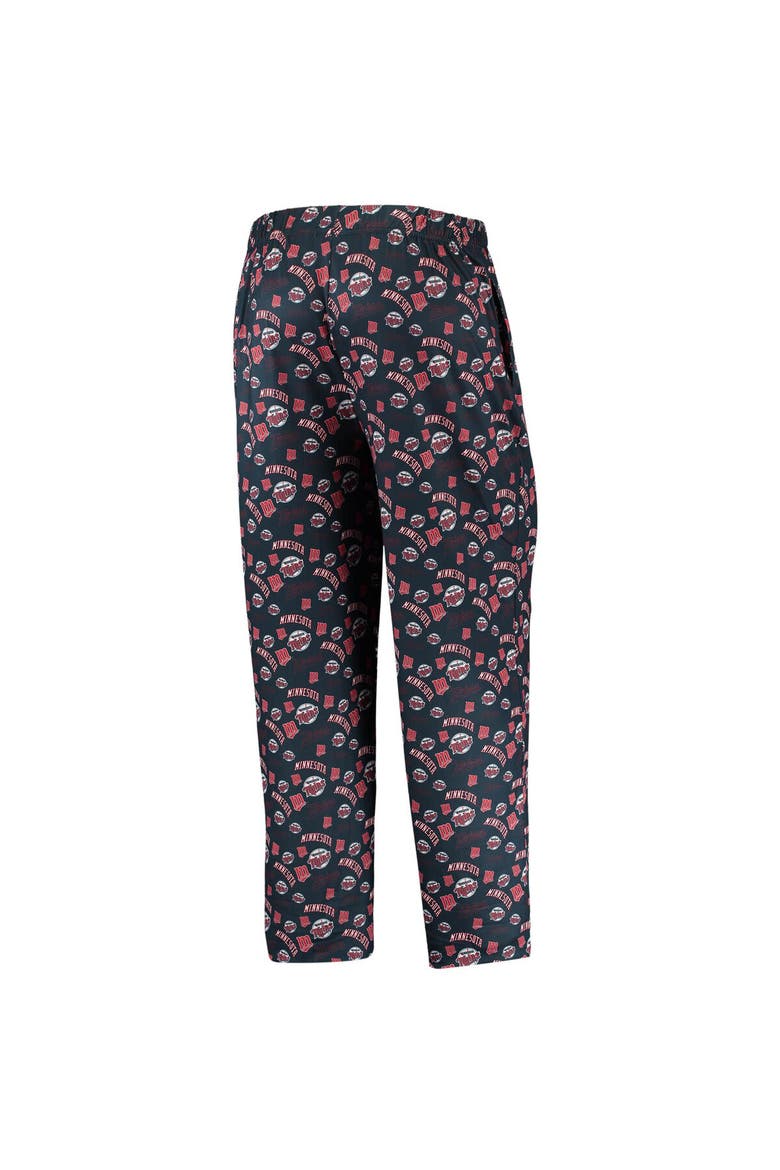Men's FOCO Navy Minnesota Twins Cooperstown Collection Repeat Pajama Pants, Alternate, color, Navy