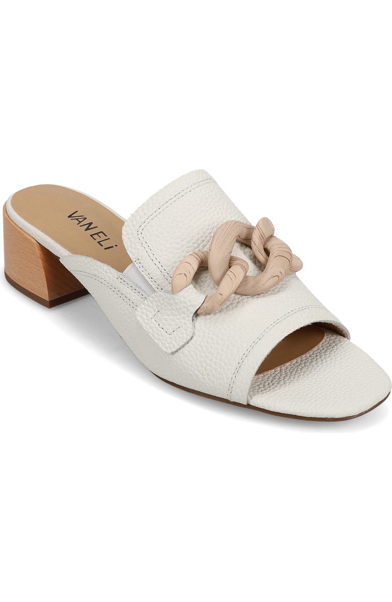 VANELi Cannia Block Heel Sandal, Main, color, White