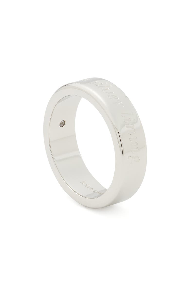 engraved ring, Alternate, color, SILVER