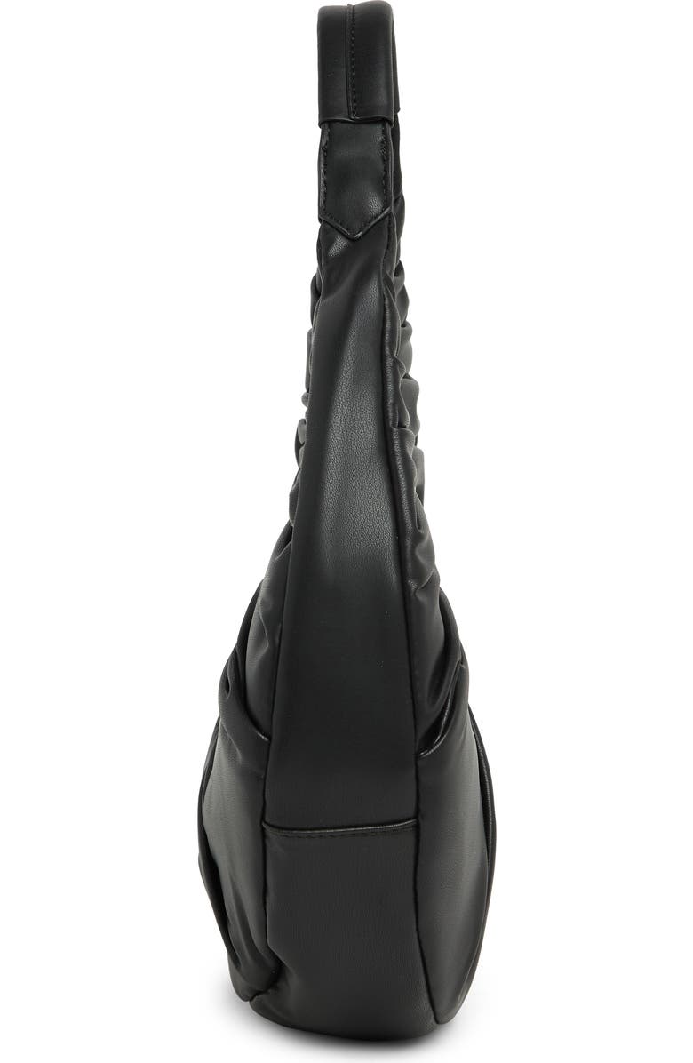 Badgley Mischka Collection Ruched Crescent Shoulder Bag, Alternate, color,